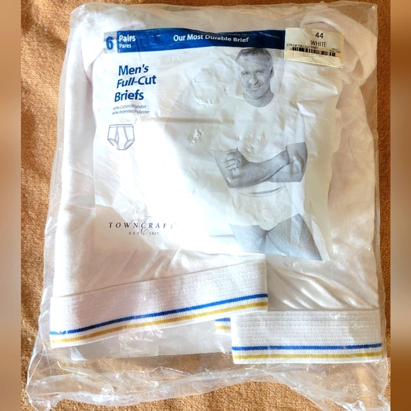 Mens Full Cut Briefs Towncraft JC Penny - Picture 1 of 4